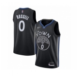 Women's Golden State Warriors #0 D'Angelo Russell Swingman Black Basketball Jersey 2019-20 City Edition