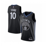 Women's Golden State Warriors #10 Jacob Evans Swingman Black Basketball Jersey 2019-20 City Edition