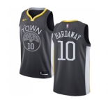 Women's Nike Golden State Warriors #10 Tim Hardaway Swingman Black Alternate NBA Jersey - Statement Edition