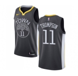 Women's Nike Golden State Warriors #11 Klay Thompson Swingman Black Alternate NBA Jersey - Statement Edition