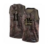 Women's Nike Golden State Warriors #11 Klay Thompson Swingman Camo Realtree Collection NBA Jersey