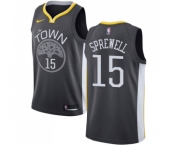 Women's Nike Golden State Warriors #15 Latrell Sprewell Swingman Black Alternate NBA Jersey - Statement Edition