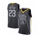 Women's Nike Golden State Warriors #23 Draymond Green Swingman Black Alternate 2018 NBA Finals Bound NBA Jersey - Statement Edition