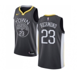 Women's Nike Golden State Warriors #23 Mitch Richmond Swingman Black Alternate NBA Jersey - Statement Edition