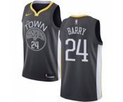 Women's Nike Golden State Warriors #24 Rick Barry Swingman Black Alternate NBA Jersey - Statement Edition