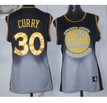 women nba golden state warriors #30 curry black-grey