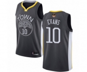 Youth Golden State Warriors #10 Jacob Evans Swingman Black Basketball 2019 Basketball Finals Bound Jersey - Statement Edition
