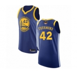 Youth Golden State Warriors #42 Nate Thurmond Authentic Royal Blue 2019 Basketball Finals Bound Basketball Jersey - Icon Edition