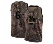 Youth Golden State Warriors #6 Nick Young Swingman Camo Realtree Collection Basketball 2019 Basketball Finals Bound Jersey