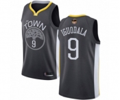 Youth Golden State Warriors #9 Andre Iguodala Swingman Black 2019 Basketball Finals Bound Basketball Jersey - Statement Edition
