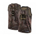 Youth Golden State Warriors #9 Andre Iguodala Swingman Camo Realtree Collection Basketball 2019 Basketball Finals Bound Jersey