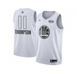 Youth Nike Golden State Warriors #11 Klay Thompson White NBA Jordan Swingman 2018 All-Star Game Jersey