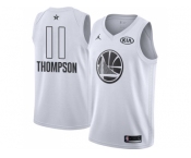 Youth Nike Golden State Warriors #11 Klay Thompson White NBA Jordan Swingman 2018 All-Star Game Jersey