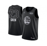 Youth Nike Golden State Warriors #23 Draymond Green Black NBA Jordan Swingman 2018 All-Star Game Jersey