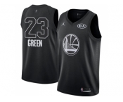 Youth Nike Golden State Warriors #23 Draymond Green Black NBA Jordan Swingman 2018 All-Star Game Jersey