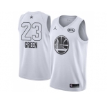 Youth Nike Golden State Warriors #23 Draymond Green White NBA Jordan Swingman 2018 All-Star Game Jersey