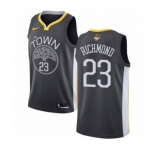 Youth Nike Golden State Warriors #23 Mitch Richmond Swingman Black Alternate 2018 NBA Finals Bound NBA Jersey - Statement Edition