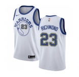 Youth Nike Golden State Warriors #23 Mitch Richmond Swingman White Hardwood Classics NBA Jersey