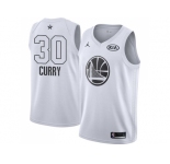 Youth Nike Golden State Warriors #30 Stephen Curry White NBA Jordan Swingman 2018 All-Star Game Jersey