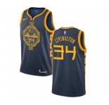 Youth Nike Golden State Warriors #34 Shaun Livingston Swingman Navy Blue NBA Jersey - City Edition