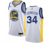 Youth Nike Golden State Warriors #34 Shaun Livingston Swingman White Home NBA Jersey - Association Edition