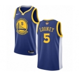 Youth Nike Golden State Warriors #5 Kevon Looney Swingman Royal Blue Road 2018 NBA Finals Bound NBA Jersey - Icon Edition