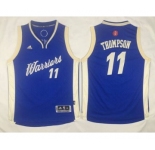 youth nba golden state warriors #11 thompson blue[2015 Christmas edition][thompson]