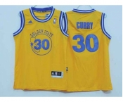 youth nba golden state warriors #30 curry yellow-1[revolution 30 swingman]
