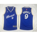 youth nba golden state warriors #9 iguodala blue[2015 Christmas edition]