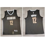 Grizzlies #12 Ja Morant Black Nike 2023-24 City Edition Swingman Jersey