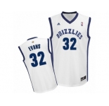 Men Adidas Memphis Grizzlies #32 Tyreke Evans Swingman White Home NBA Jersey