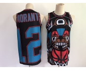 Men Memphis Grizzlies #12 #12 Ja Morant  big face Black 2021 NBA Jersey