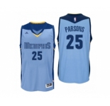 Men Memphis Grizzlies #25 Chandler Parsons Alternate Blue New Swingman Jersey