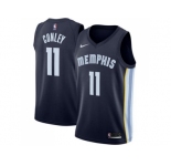Men Nike Memphis Grizzlies #11 Mike Conley Navy Blue Stitched NBA Swingman Jersey