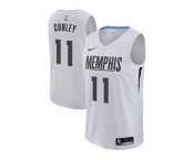Men Nike Memphis Grizzlies #11 Mike Conley White NBA Swingman City Edition Jersey