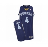 Men's Adidas Memphis Grizzlies #4 Jordan Farmar Authentic Navy Blue Road NBA Jersey