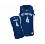 Men's Adidas Memphis Grizzlies #4 Jordan Farmar Swingman Navy Blue Road NBA Jersey