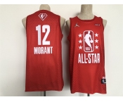 Men's Jordan Memphis Grizzlies #12 Ja Morant Red 2022 NBA All-Star Swingman Basketball Jersey