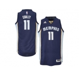 Men's Memphis Grizzlies #11 Mike Conley 2014-15 New Swingman Road Blue Jersey