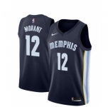 Men's Memphis Grizzlies #12 Ja Morant Black 2019 Swingman Jersey