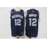Men's Memphis Grizzlies #12 Ja Morant Black Nike Diamond 2022 City Edition Swingman Stitched Jersey