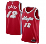 Men's Memphis Grizzlies #12 Ja Morant Red 2024-25 City Edition Stitched Basketball Jersey