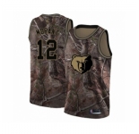Men's Memphis Grizzlies #12 Ja Morant Swingman Camo Realtree Collection Basketball Jersey