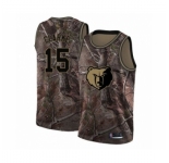 Men's Memphis Grizzlies #15 Brandon Clarke Swingman Camo Realtree Collection Basketball Jersey