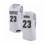 Men's Memphis Grizzlies #23 Marko Guduric Authentic White Basketball Jersey - City Edition