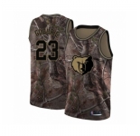 Men's Memphis Grizzlies #23 Marko Guduric Swingman Camo Realtree Collection Basketball Jersey