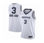 Men's Memphis Grizzlies #3 Shareef Abdur-Rahim Authentic White Finished Basketball Jersey - Association Edition