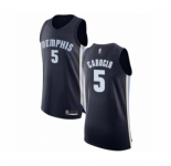 Men's Memphis Grizzlies #5 Bruno Caboclo Authentic Navy Blue Basketball Jersey - Icon Edition