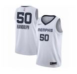 Men's Memphis Grizzlies #50 Zach Randolph Authentic White Finished Basketball Jersey - Association Edition