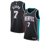 Men's Memphis Grizzlies #7 Santi Aldama Black 2025 Classic Edition Stitched Basketball Jersey